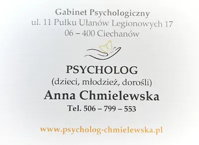 Anna Chmielewska PSYCHOLOG Ciechanów